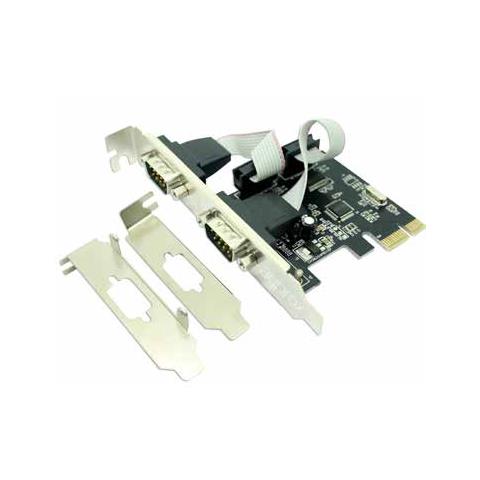 APPPCIE2S, PCIe, Seriale, PC, Windows 7 Home Basic, Windows 7 Home Basic x64, Windows 7 Home Premium, Windows 7 Home Premium x64, , Alluminio, Nero - Foto 1