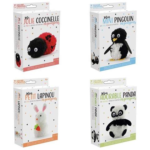 4 Kit Pon Pon Fai Da Te Per Bambini - Foto 1