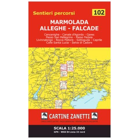 Cartograph - Marmolada - Alleghe - Falcade 1:25.000 Gps - Wgs 84 Zona 33 Nord - Foto 1