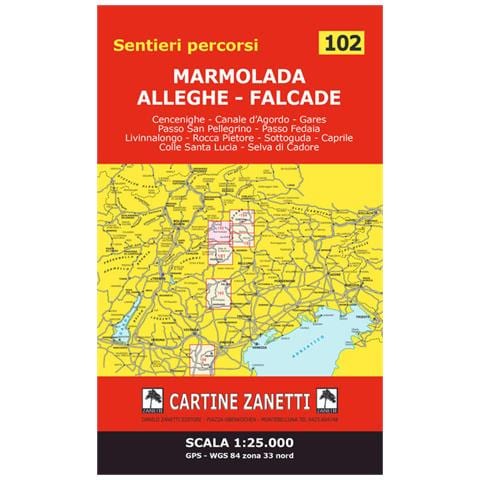 Cartograph - Marmolada - Alleghe - Falcade 1:25.000 Gps - Wgs 84 Zona 33 Nord - Foto 2