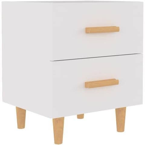 Comodino Bianco 40x35x47,5 Cm - Foto 1