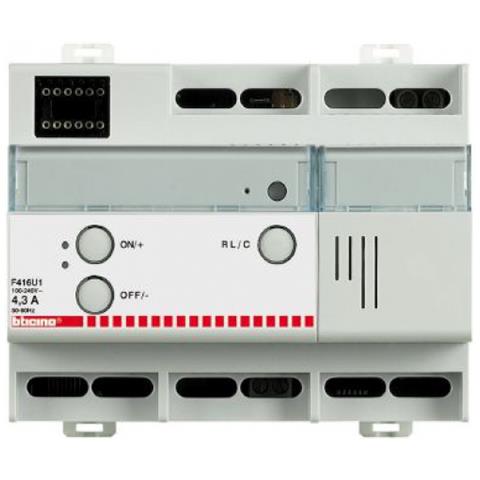 Dimmer Multicarico 1 Uscita Ip20 1x4,3a 6 Moduli Din 230 Vca - F416u1 - Foto 1
