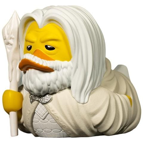 Numskull - Best Of Anatra Da Bagno In Scatola - The Lord Of The Rings - Gandalf The White - 9cm - Foto 1