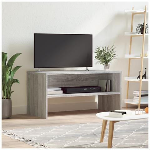 Mobile Porta Tv Grigio Sonoma 80x40x40 Cm In Legno Multistrato - Foto 1