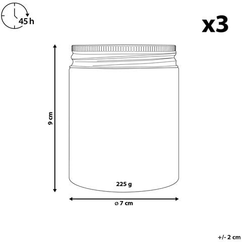 Set Di 3 Candele Profumate Cera Di Soia Sale Marino /oceano /aloha Orchidea Fruity Bloom - Foto 7