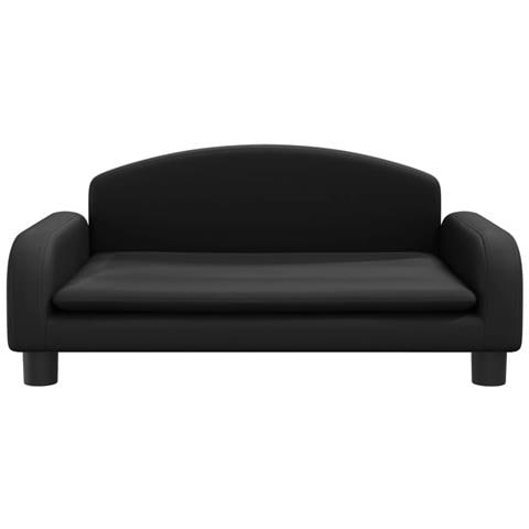 Divano Per Bambini Nero 70x45x30 Cm In Similpelle - Foto 3