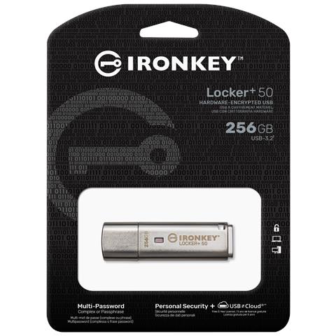 IronKey 256GB Locker Plus 50 AES Encryption - Foto 8