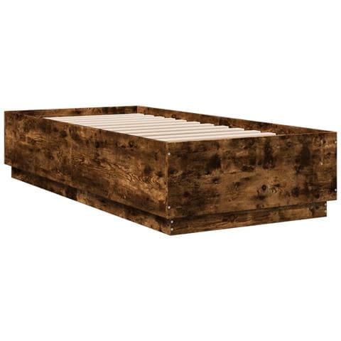 Giroletto Con Luci Led Rovere Fumo 100x200 Cm Legno Multistrato - Foto 3