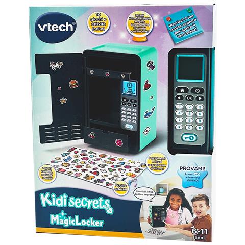 KidiSecrets Magic Locker Cassetta di sicurezza portatile Plastica Nero, Turchese - Foto 3