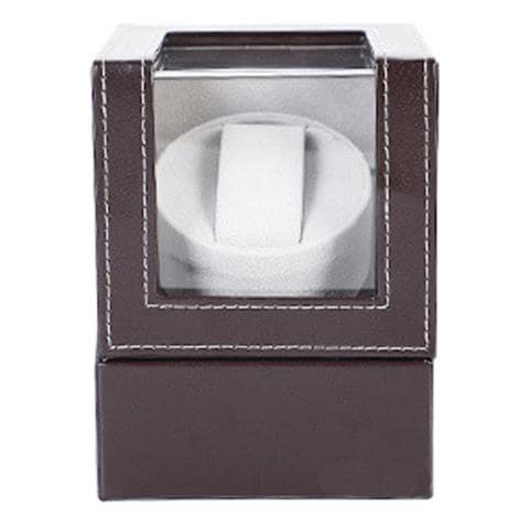 Scatola Avvolgi-orologi Di Lusso Per Orologio Singolo - Marrone - Foto 1