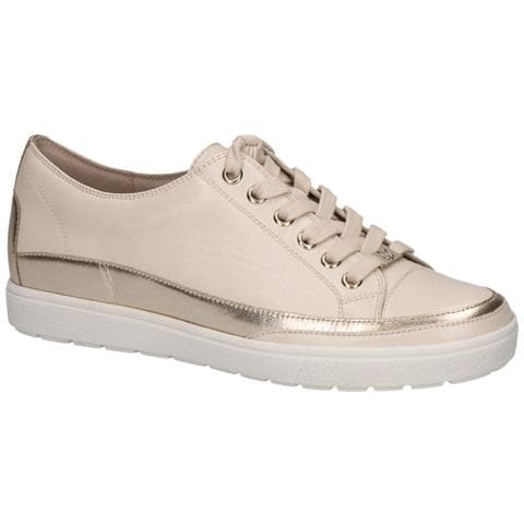 Leisure Trainers Cream Comb Sneakers Pelle Scarpe Donna Beige Eu 37, 9-23654-42-450 - Foto 1