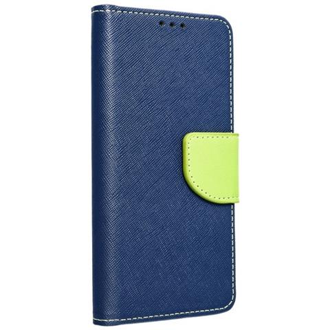 Custodia A Libro Book Cover Case Per Apple Iphone 16 Navy-lime - Foto 1