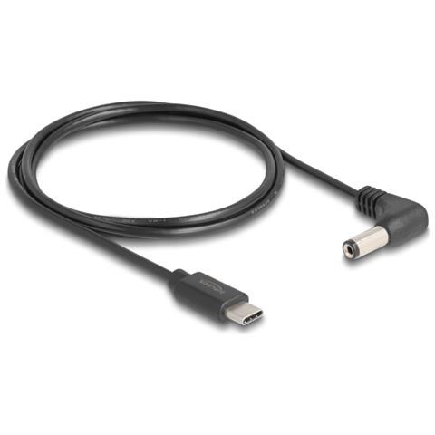 DeLOCK Cavo di alimentazione USB Type-C per DC 5,5 x 2,1 mm maschio angolato 1,5 m - Foto 2