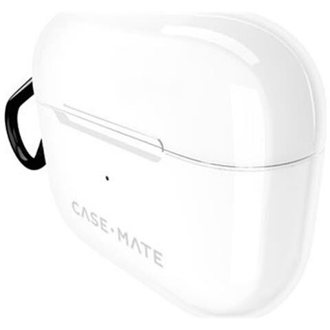 Custodia Per Airpods 4 Tough Con Moschettone Antigraffio, Bianco - Foto 2