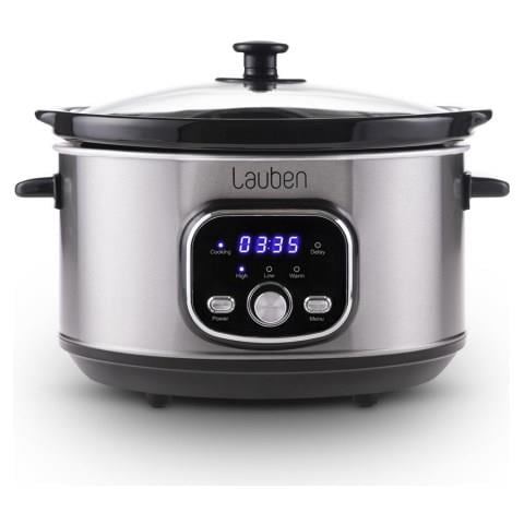 LBNSC3500SB pentola a cottura lenta 3,5 L 200 W Nero, Acciaio inox - Foto 1