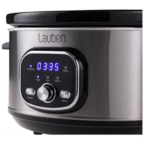 LBNSC3500SB pentola a cottura lenta 3,5 L 200 W Nero, Acciaio inox - Foto 6