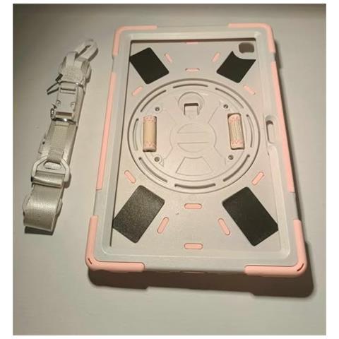 Custodia Per Samsung Galaxy Tab A7 10.4"" Con Supporto E Cinghia Rosa - Stile E Protezione - Foto 2