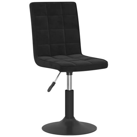 Lusso Casadino -  Sedie Da Pranzo Girevoli 2 Pz Nere In Velluto - Foto 2