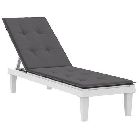 Cuscino Per Sdraio Antracite (75+105) x50x4 Cm - Foto 2