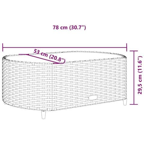 Set Divano da Giardino 5 pz con Cuscini Grigio in Polyrattan - Foto 9