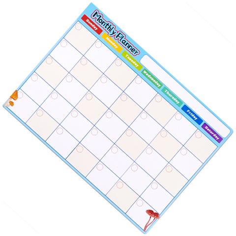 Lavagna Magnetica Da Frigorifero - Planner Mensile Riutilizzabile Per Organizzazione - Foto 1
