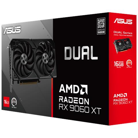 Dual-RX9060XT-16G Radeon RX 9060 XT 16GB GDDR6 PCI Express 5.0 - Foto 2