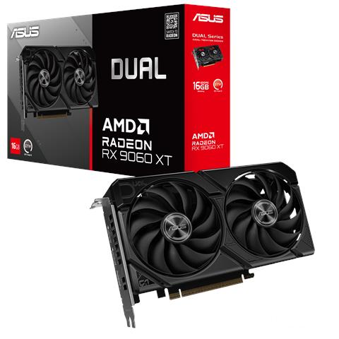 Dual-RX9060XT-16G Radeon RX 9060 XT 16GB GDDR6 PCI Express 5.0 - Foto 1