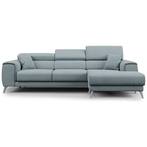 Fusion Divano Angolare In Tessuto Smacchiabile T05 Carta Da Zucchero - Foto 2