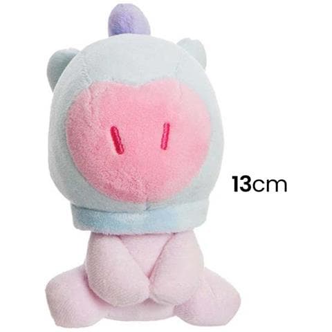 Peluche Per Bambini 13cm Mang Baby In Poliestere Ultra Morbido Bt21, Blu / Rosa - Foto 5