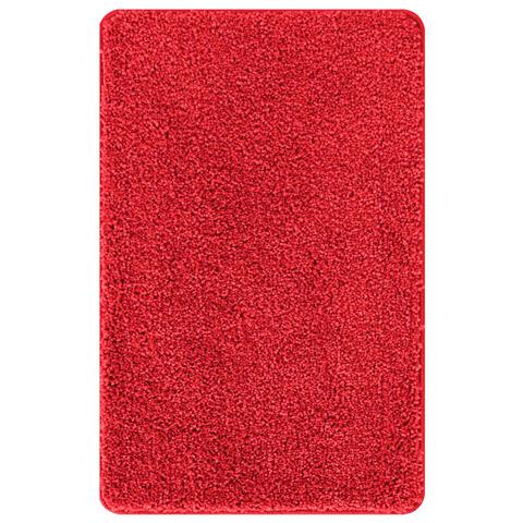 Tappeto da bagno 2 pcs Rosso 50 x 50 cm Polipropilene - Foto 1
