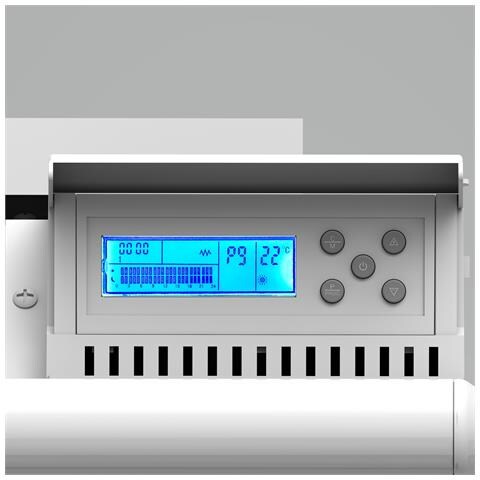 Radiatore Elettrico in Ghisa Potenza 1500 W Bianco BAT-NDFL1825B-3I - Foto 3