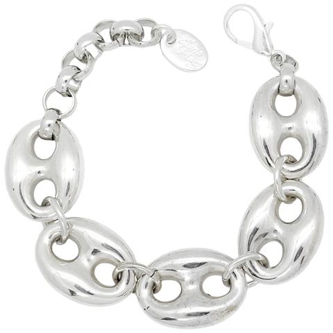 Bracciale In Corda Placcata Argento 3d - Foto 1