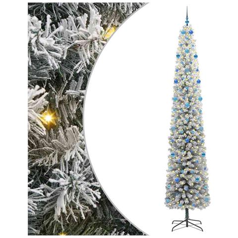 Albero di Natale artificiale con 300 LED Verde 300 cm - Foto 1