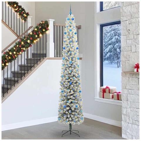 Albero di Natale artificiale con 300 LED Verde 300 cm - Foto 2