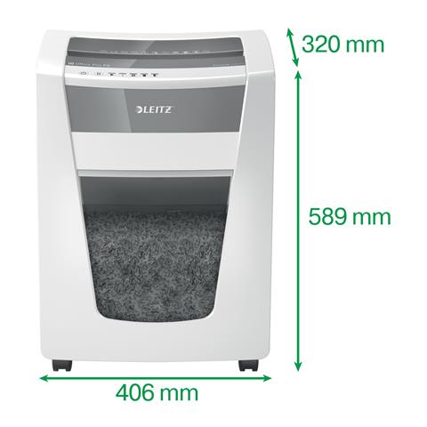 IQ Office Pro distruggi documenti Taglio a frammenti 55 dB 23 cm Bianco - Foto 2