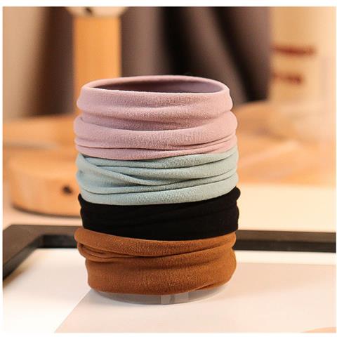 Confezione Da 4 Elastici Per Capelli A Bordo Largo E Spessi - Foto 7