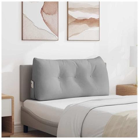 Cuscino per Schiena Grigio Nuvola 100 x 24 x 50 cm Tessuto - Foto 2