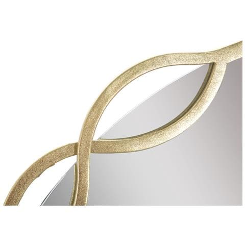 Specchio Da Parete Eleonor Con Cornice Dorata Scultorea - Foto 2