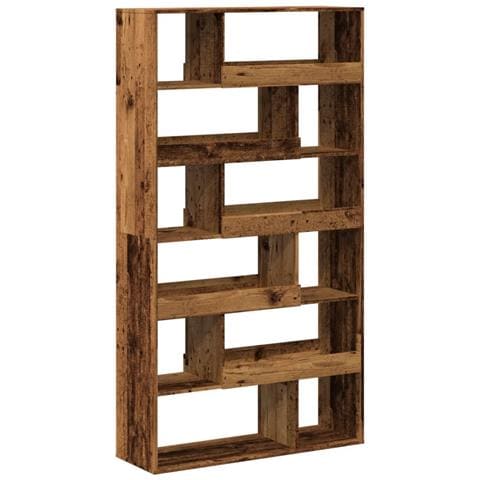 Divisorio Stanza Legno Antico 100x33x187,5 cm in Truciolato - Foto 1