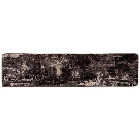 Runner Tappeto MARSA Nero 50 x 100 cm Poliestere e PVC - Foto 1