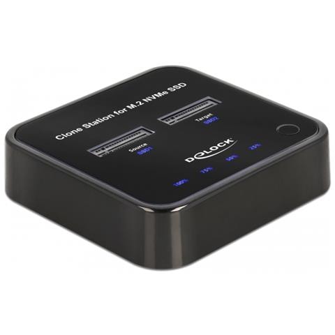 Docking Station M. 2 per 2 x M. 2 NVMe PCIe SSD con funzione di clonazione - Foto 2
