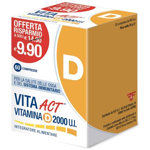 Vita Act Vitamina D 2000UI 60 Compresse - Foto 1