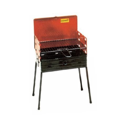 Barbecue a legna o carbone e griglia in acciaio richiudibile - Foto 1