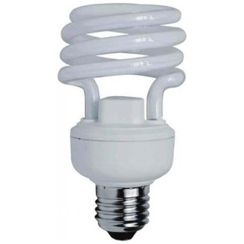 Lampadina fluorescente luce fredda 4000K E27 W25 V230 5Pz - Foto 4