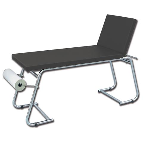 Lettino Visita Medica - Cromato - Nero - Foto 1
