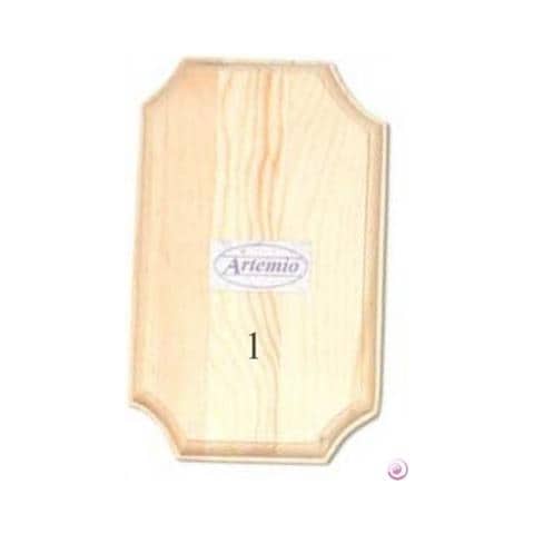 Piatto Da Parete In Legno Da Decorare 16 X 10 Cm - Foto 1