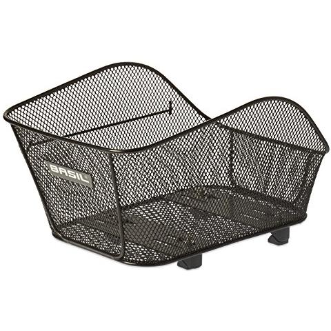 Icona Cestino Bici Posteriore, Unisex, Bas11207, Nero, S - Foto 1