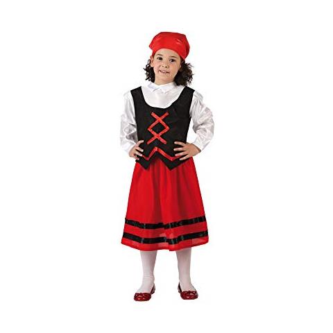 -32145 Costume Da Pastora Per Bambina - T, Colore Rosso 7-9 Anni (32145)  - Foto 1