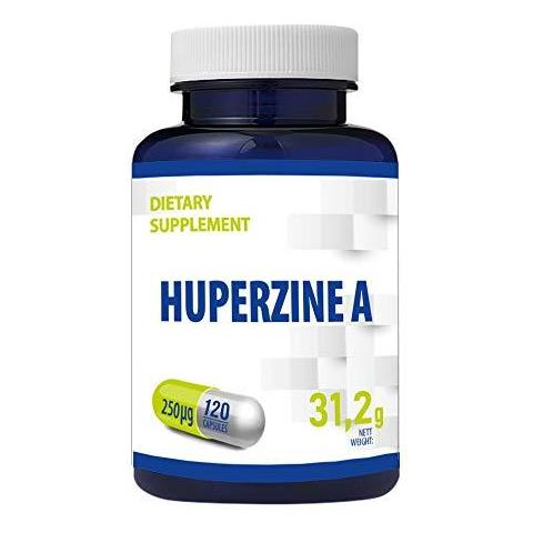 Huperzine A 120 Vegan Capsule Cervello Supplemento 250 Mcg Per Promuovere Acetilcolina Supporto Di Memoria E Focus - Foto 1