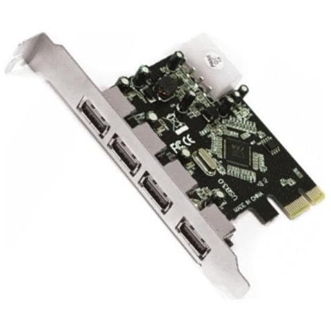 APPPCIE4P, PCIe, USB 3.0, Full-height, Windows 7 Home Basic, Windows 7 Home Basic x64, Windows 7 Home Premium, Windows 7 Home Premium x64, , Nero, Argento - Foto 1